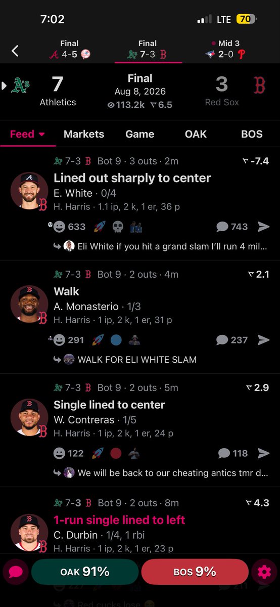 SameSchlitt's tweet photo. REDSOX WHAT HAPPEND https://t.co/nwyZtPEiqB