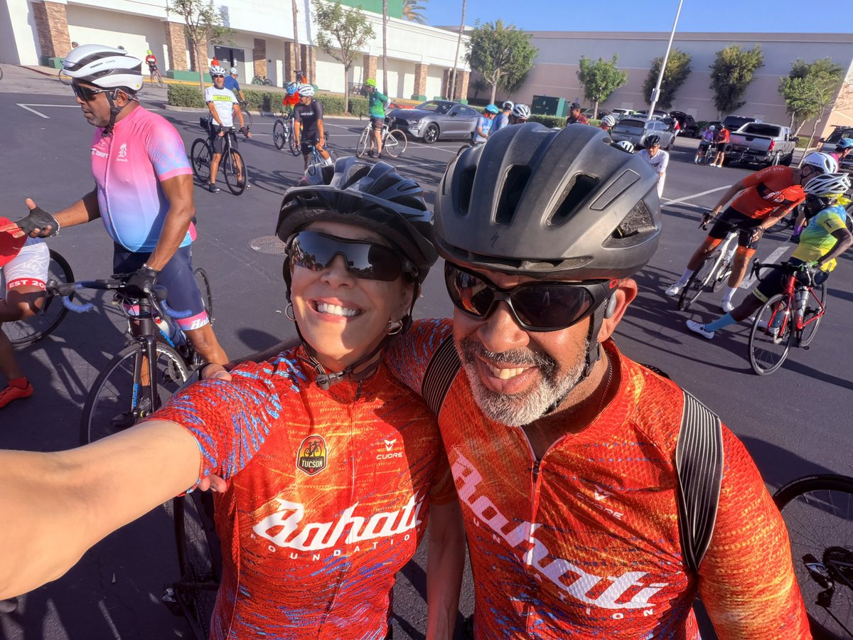 StephMillerShow's tweet photo. @BahatiFDN ride today to support all their great work with kids! Got to ride w Bahati himself and when I say with, I mean waaay behind! 😂 And Jahan who is 11 and been a cycling since she was 6! https://t.co/4Lsuc8FyeL