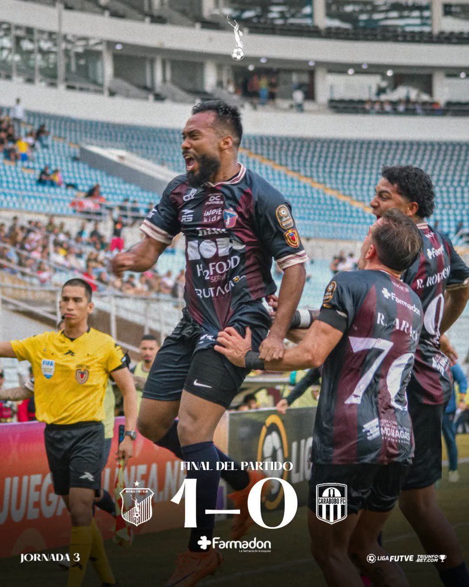 Tribuazulgrana's tweet photo. ️• LIGA FUTVE 🇻🇪 
️• CLAUSURA 2026 🏆
️• JORNADA 3 🔜

@Monagas_SC 🇻🇪 | 1-0 | 🇻🇪 @Carabobo_FC ¡FINAL!

GOL⤵ 

️
️• ⚽ Luis "Cariaco" González 51' (MSC) 

#TribunaAzulgrana 🔵🔴 https://t.co/qGlNQpVPgX
