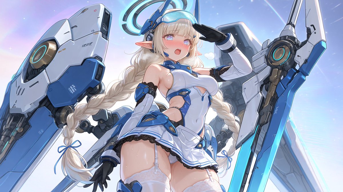 morisova000's tweet photo. エルフちゃん、飛行訓練NGシーン
それっぽいものを掲載します
指導、完了?

#aiイラスト
#PixAI
#メカ娘 https://t.co/DO3uWu5elb