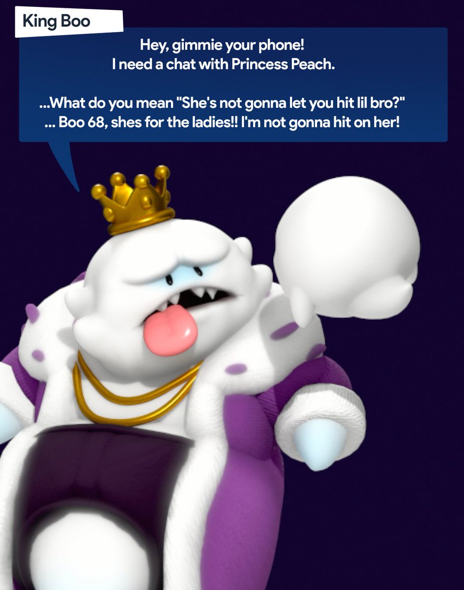 oraclesarts's tweet photo. King Boo ☀️ https://t.co/TkAOqe2SbG