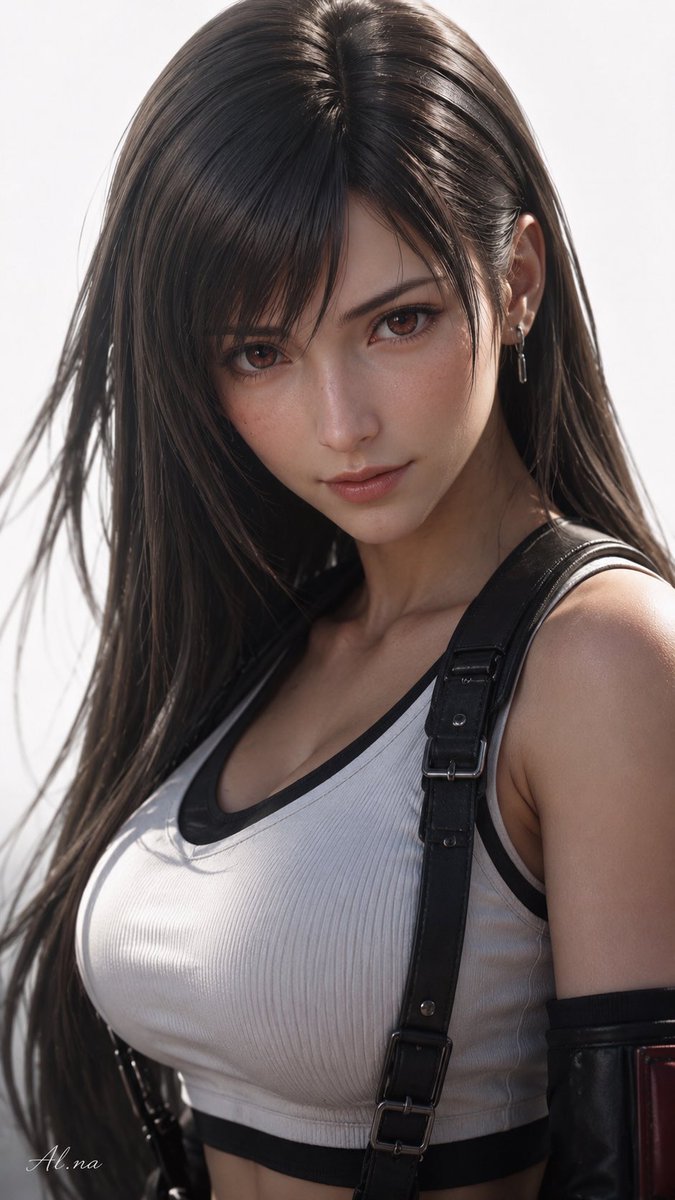 Realistic Tifa Lockhart Portrait