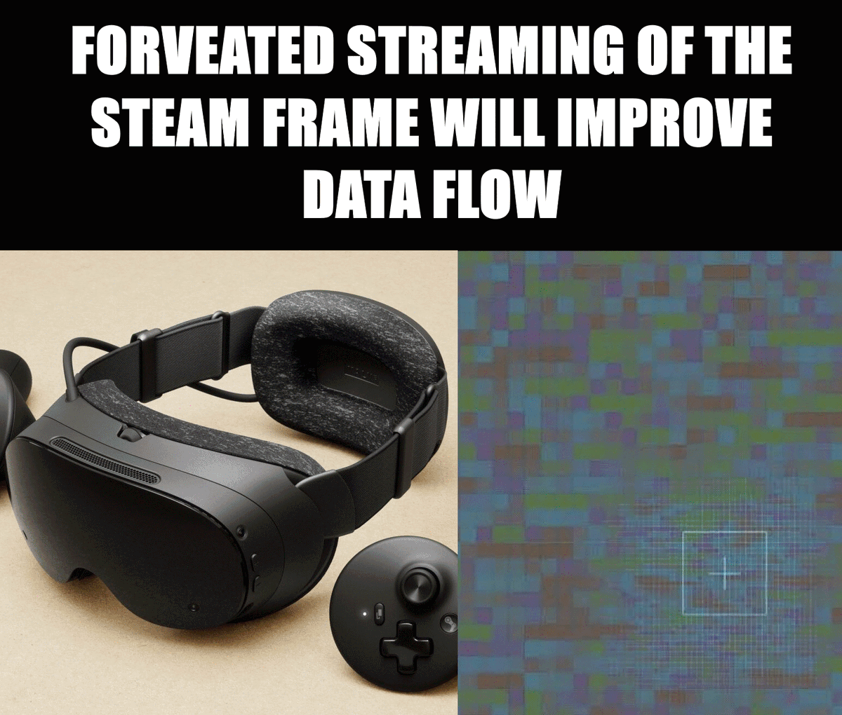 Oposum8's tweet photo. Are you excited for the Steam Frame? I wonder why... 🤔 https://t.co/KMWuf19QlG