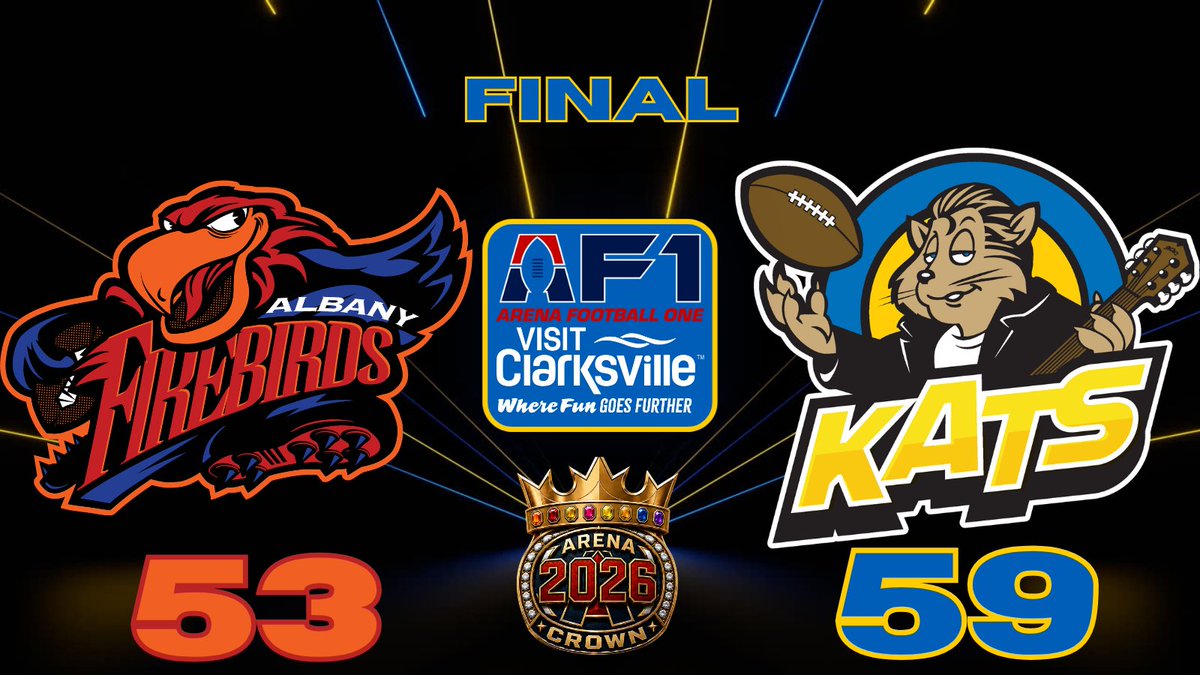 KatsFootballAF1's tweet photo. WHAT A GAME‼️

YOUR NASHVILLE KATS ARE @af1football CHAMPIONS 🏆 https://t.co/fcbuik9sok
