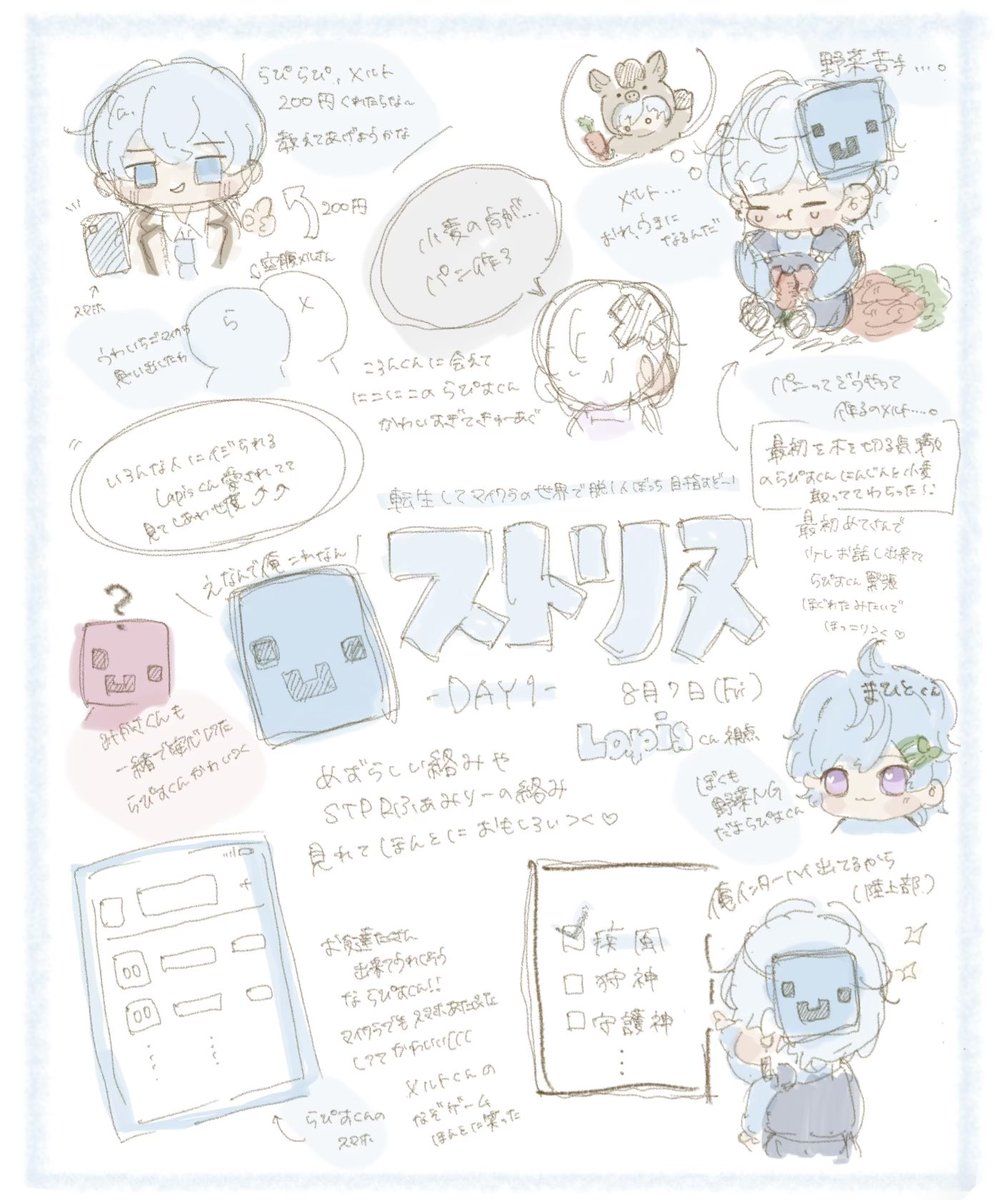 lapi_r12n7's tweet photo. りんの大好きシーンたち꒰ ᐡᴗ͈ ·̫ ᴗ͈ ꒱🩵
ほかにもたくさん笑ったシーンあるのがもうほんとに思い出たくさん♩これがまだ1日目なのが不思議

꒰ ୨୧ ꒱ #らぴすくん #らぴすみて #らぴあーと #ストリヌ https://t.co/3SSrMxj84Q