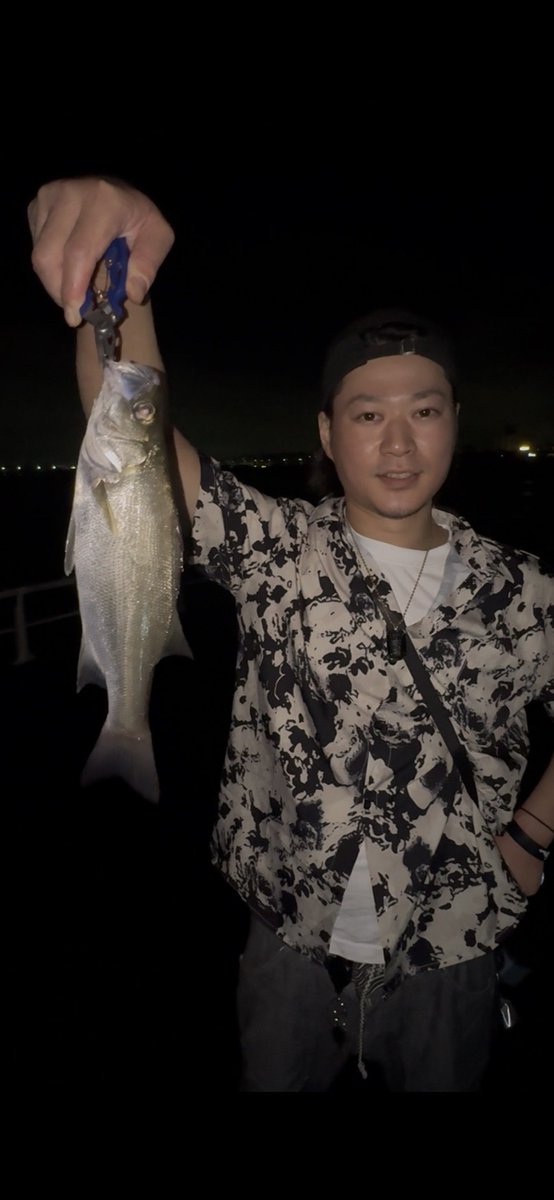 IgnorePerfect's tweet photo. 夜釣り！ https://t.co/somvqW3E9R