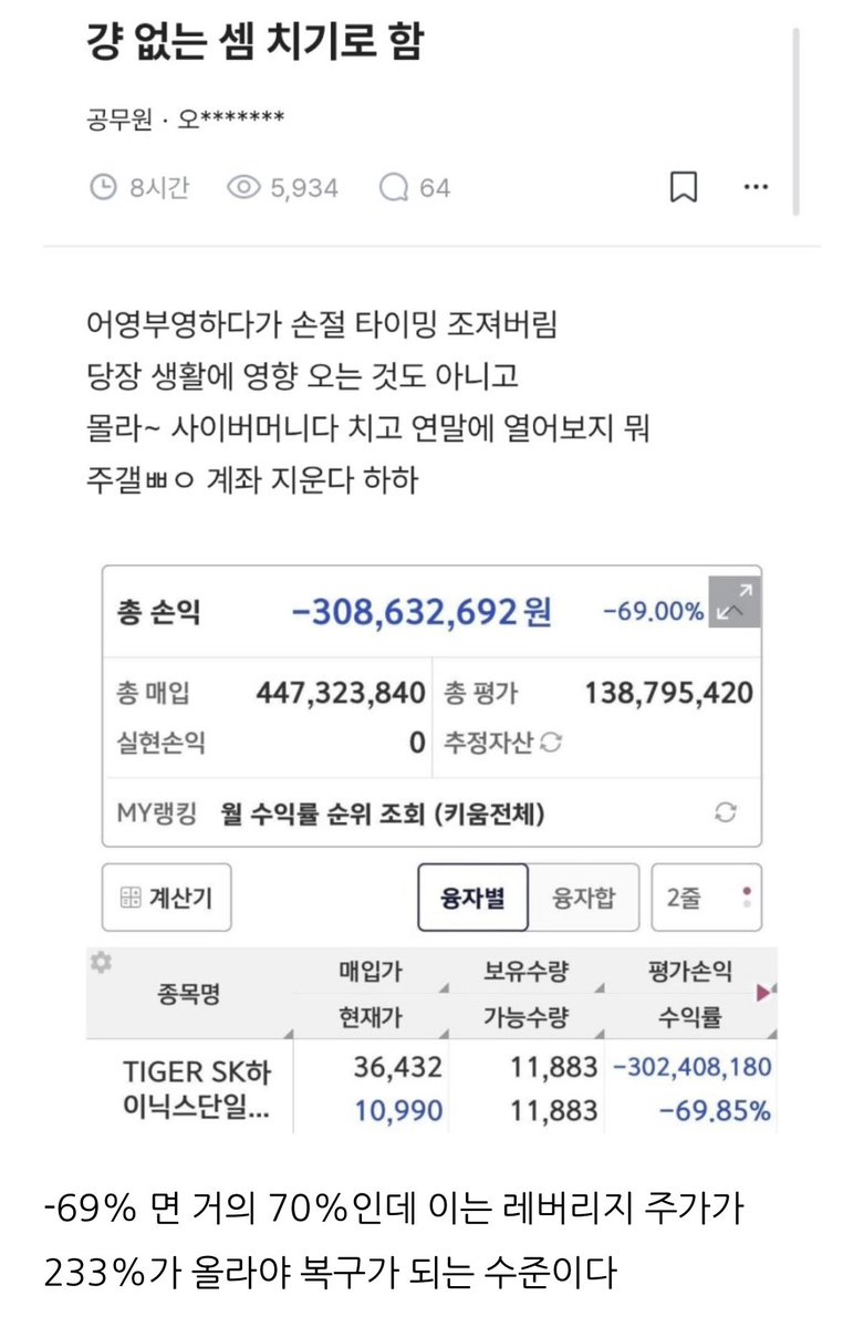 soxx_i's tweet photo. 주식 투자를 어떻게 하는거야 https://t.co/3yEDaizEuH