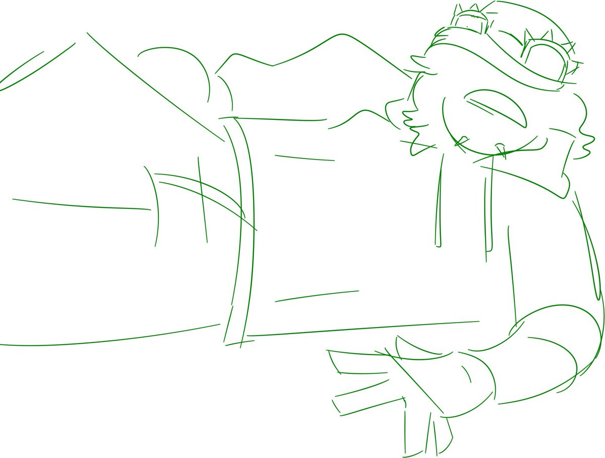DEATHGREENLY's tweet photo. headcanon that crew green used to have a worm tail,but until the parasite hosted them,it turned slowly into a venomous centipede / https://t.co/qHwrsUpUWy