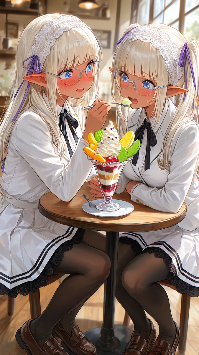 morisova000's tweet photo. 百合ん百合んなイラストでPixAIくんはおせんちぶ判定するのとしないのがある。ようわからん
メカ娘ちゃんはミヌスカ履かせたレオタードのおまた部分をAUTO判定する節があるからこまったもんだ

#AIイラスト
#PixAI https://t.co/r4lVMnhYYO