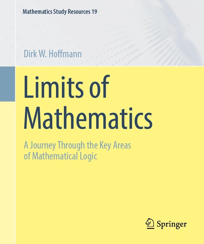 FrnkNlsn's tweet photo. Book #OTD

"Limits of Mathematics:
A Journey Through the Key Areas of Mathematical Logic"

with many illustrations and photos...
Highly recommended! https://t.co/8syJBtaGVI
