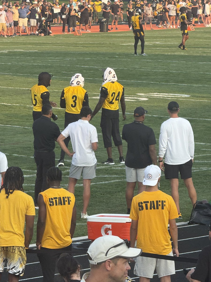 SteelersWRobbie's tweet photo. Porter, Ramsey and brisker all not practicing https://t.co/X9EDqcQXXO