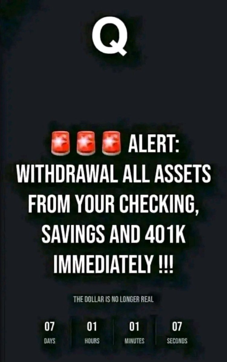 reaI_SummmertC's tweet photo. Avoid being victim of the ongoing crash, Get Registered on the Updated QFS,withdraw all money in the bank both cash in your possession, your 401k, IRA  Roth and convert them to the recommended iso20022 DigitalAssets,  the XRP/XLM. https://t.co/VDw3dff5Yw