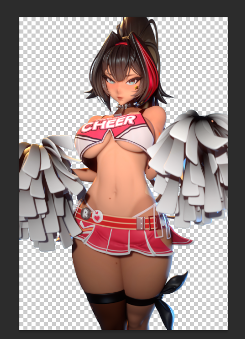 Nesivart's tweet photo. I'm BACK LIVE! Doing some post work and finalizing Bay in Photoshop! Link to the stream is in the thread below! 🧵👇👇👇 https://t.co/1pFAxe76oH