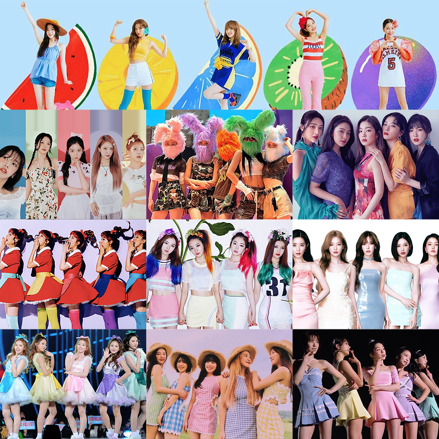 npomvtt's tweet photo. Dou gritinhos de alegria toda vez que o Red Velvet usa as cores oficiais das integrantes simplesmente icônico. https://t.co/Q5TZz7cZ2E