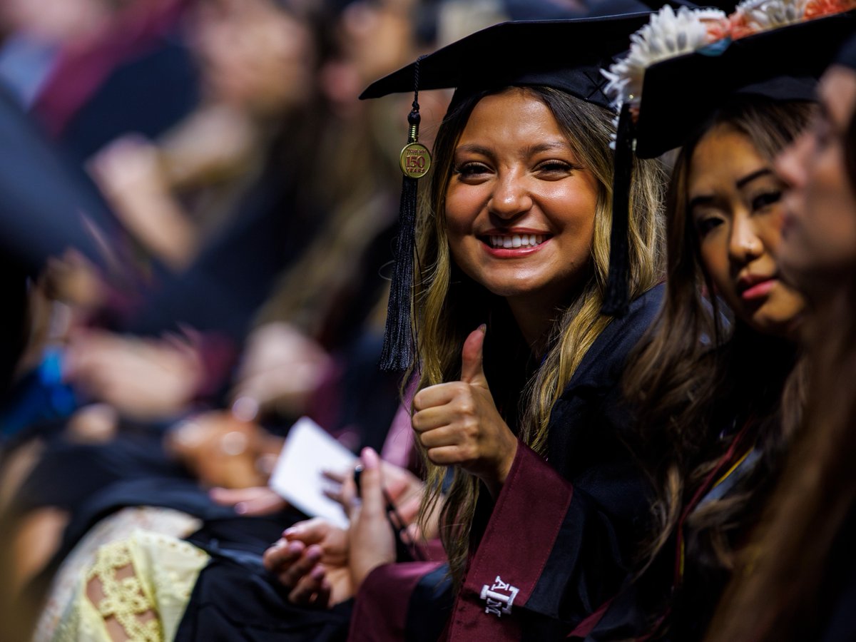 TAMU's tweet photo. Together, you've learned. Together, you've grown. Together, you're ready for what's next.
Congratulations, Aggie graduates! ππ
#TAMUGrad https://t.co/2PXydzU4Kd