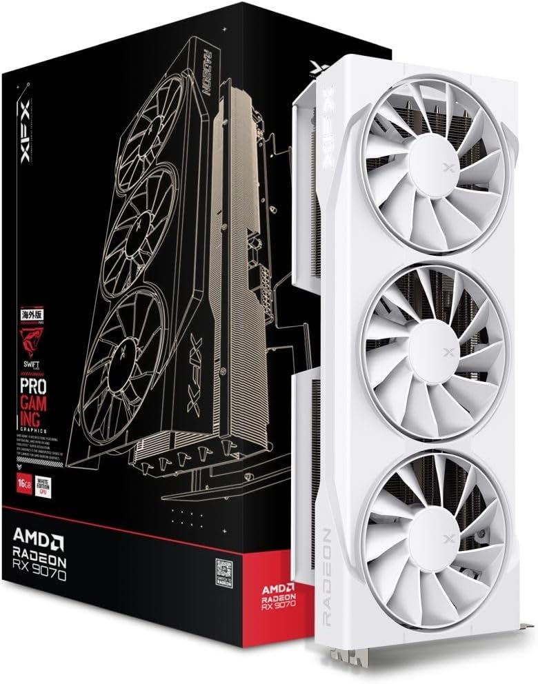 medaumdescontin's tweet photo. 🚀 XFX Swift AMD Radeon RX 9070 OC Branco Triple Fan Gaming Edition com 16GB GDDR6 HDMI 3xDP, AMD RDNA 4 RX-97SWFB3W9

💰 R$ 3.640,00
🏷️ Cupom: 8DO8LEGAL

👉 Link: https://t.co/Qm89Ri1XFd 🔗

#8do8 #oferta https://t.co/EuibV2J1il