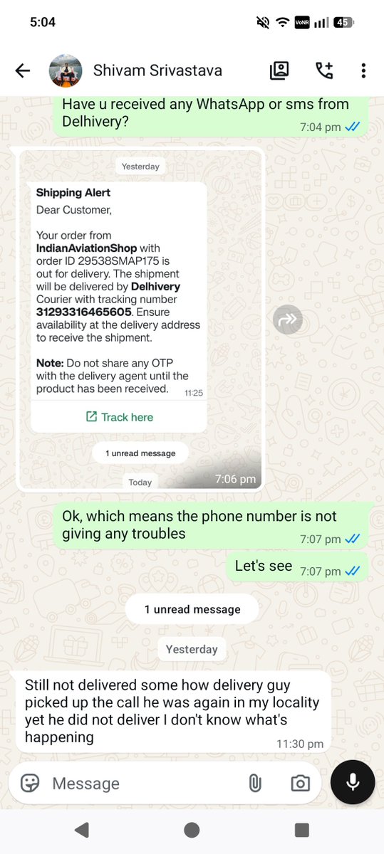 ShopAviation's tweet photo. @help_delhivery No matter which city, your executives have all learned how to deceive and do fraud https://t.co/dWugufUVAW