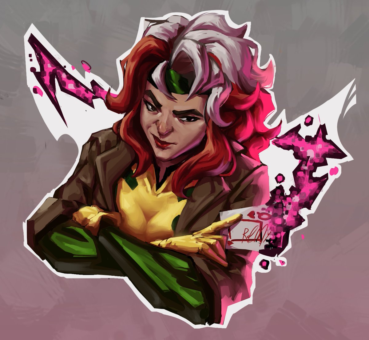Makawlin's tweet photo. desenho vampira rogue-like https://t.co/lTZsWsF3tn