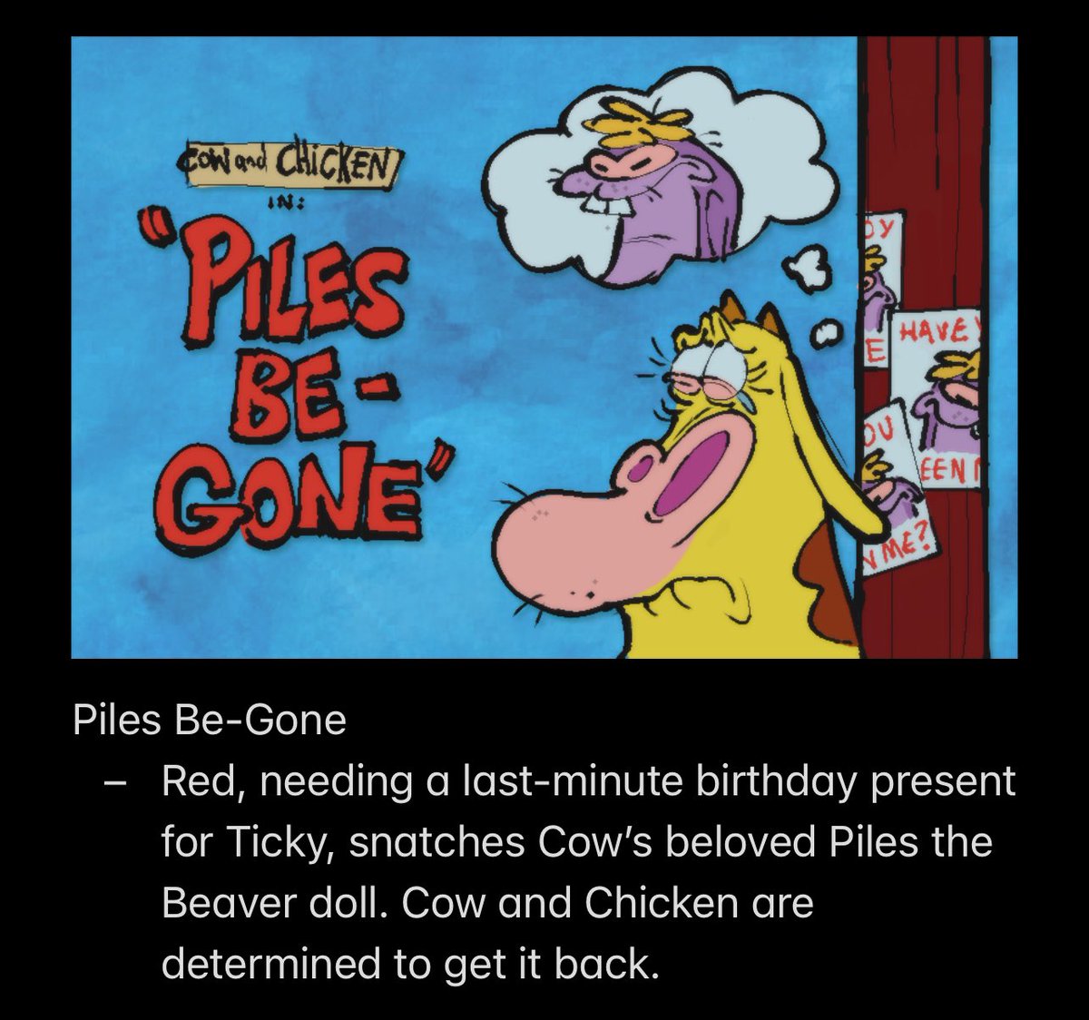 redguyswife's tweet photo. rough title cards for a pair of silly self insert episodes I’ve written #yay https://t.co/TIToexebn5