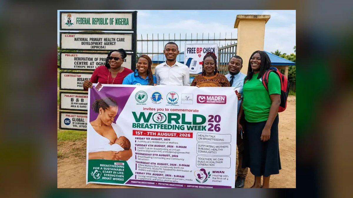 Dr_HarryJay's tweet photo. World Breastfeeding Week 2026 (1-7 August)
Global theme: "Breastfeeding for a Sustainable Start in Life: Strengthen What Works."

It's a Wrap🤗🤗 https://t.co/1szEW8luL6