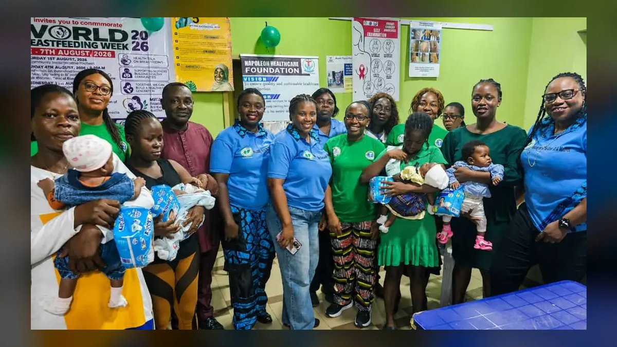 Dr_HarryJay's tweet photo. World Breastfeeding Week 2026 (1-7 August)
Global theme: "Breastfeeding for a Sustainable Start in Life: Strengthen What Works."

It's a Wrap🤗🤗 https://t.co/1szEW8luL6