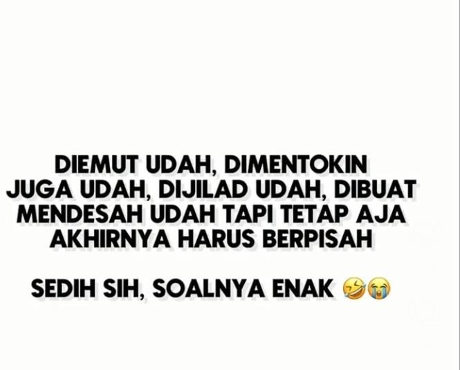Janzim463049's tweet photo. Soalnya Enak 😁 https://t.co/2XIntxGJ2u