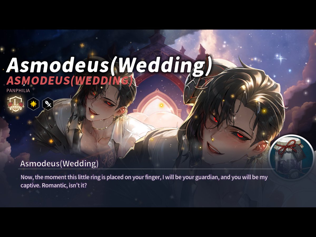 feralfishy_'s tweet photo. the scream that flew out of me!!! teacher Asmodeus and r1 Wedding Asmodeus after months of waiting he has blessed me!!! #WHB #WhatinHELLisBad I will thoroughly enjoy the teacher card im sure 😏🫦 https://t.co/VwQxQE3ZIi