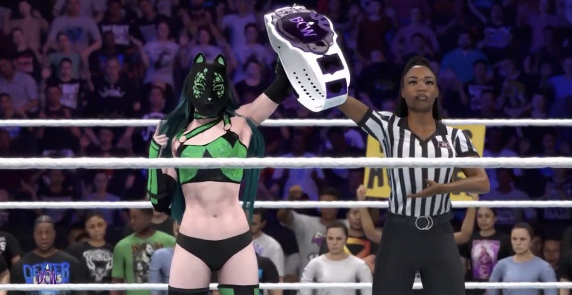 BCuntW's tweet photo. Ryoko Sumeragi is your 1st Amethyst champion https://t.co/s6YlgSE7BS