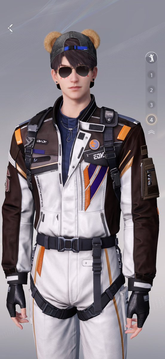JynxNightmare's tweet photo. @rabbitteu8 Caleb’s card was not censored. if you’re claiming this because of the jumbled letters and numbers on his outfit, look at older outfits. This is not the first time they’ve done that. This is just one example. https://t.co/tTcqCYDQpn
