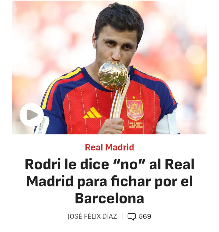 drovirag's tweet photo. @AlexxRM82 😂😂😂😂😂
Jajajajajajaja
El único que necesitaba de verdad el Madrid era a este. Los sabes tú, lo sabe Roncero, Florentino y hasta el Papa.
Ojalá este año sea más competido que los últimos 2, para hacerlo interesante digo. https://t.co/nl5rn9TpY7