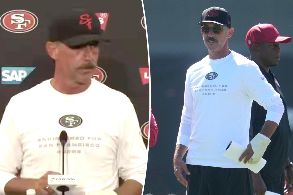 nypost's tweet photo. Why Kyle Shanahan is not concerned over injury-riddled 49ers roster https://t.co/Emo3kITRHG https://t.co/u4DML6CWsG