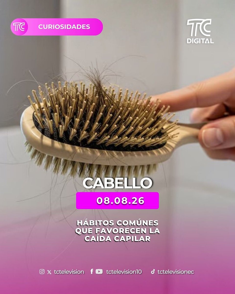 tctelevision's tweet photo. Perder entre 50 y 100 cabellos al día resulta un proceso completamente normal para el organismo. Sin embargo, muchas personas notan una pérdida acelerada de cabello que no siempre se relaciona con factores hereditarios.

Más detalles aquí: https://t.co/i4HUXPdrJV https://t.co/uPdtnJ8acW