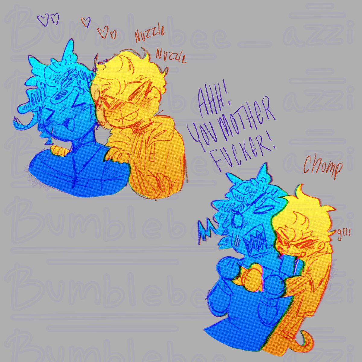 Bumblebee_Azii's tweet photo. Battle aftermath
They love each other sm
#Devzel https://t.co/sTb1g3838c
