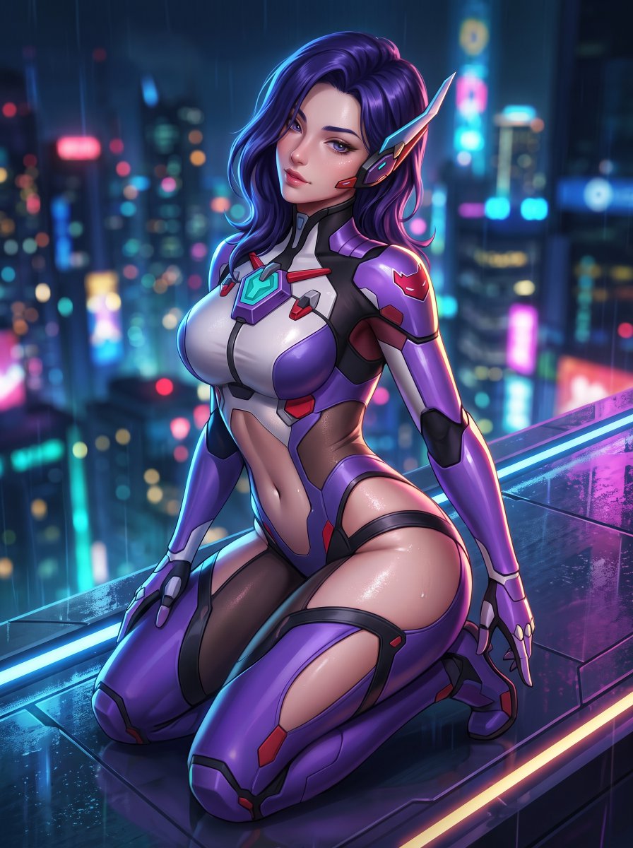 lamigac517's tweet photo. #AIart #AIイラスト #AI #AIArtwork #AIGenerated #girl #Overwatch #Dmon #Dva https://t.co/mGK3rngrsy
