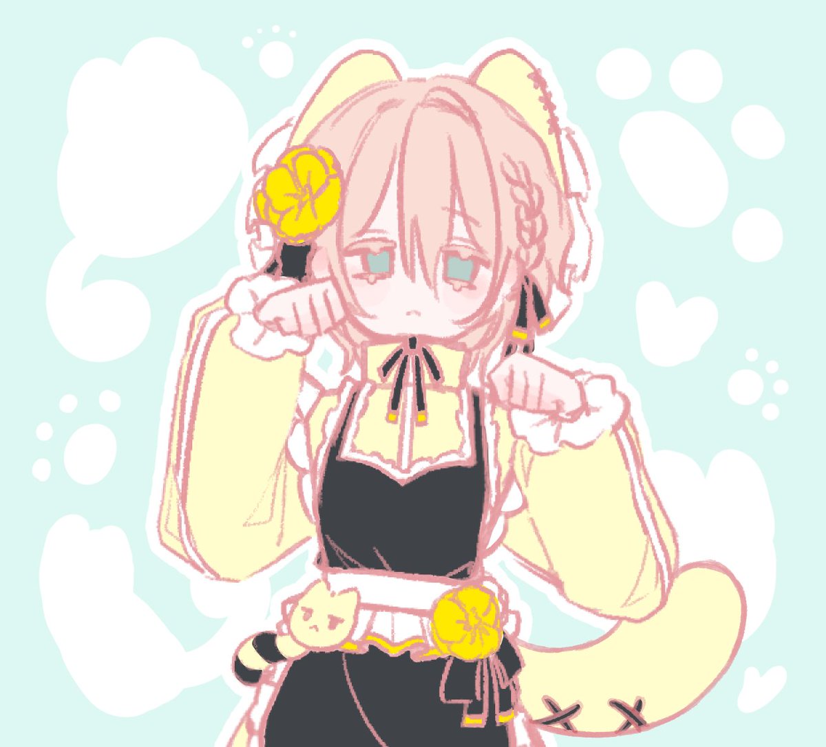 Leesaessag's tweet photo. ∧,,∧
 　(,,・∀・)
～(_ｕ,ｕﾉ
#04_m https://t.co/DpH20L0bPP