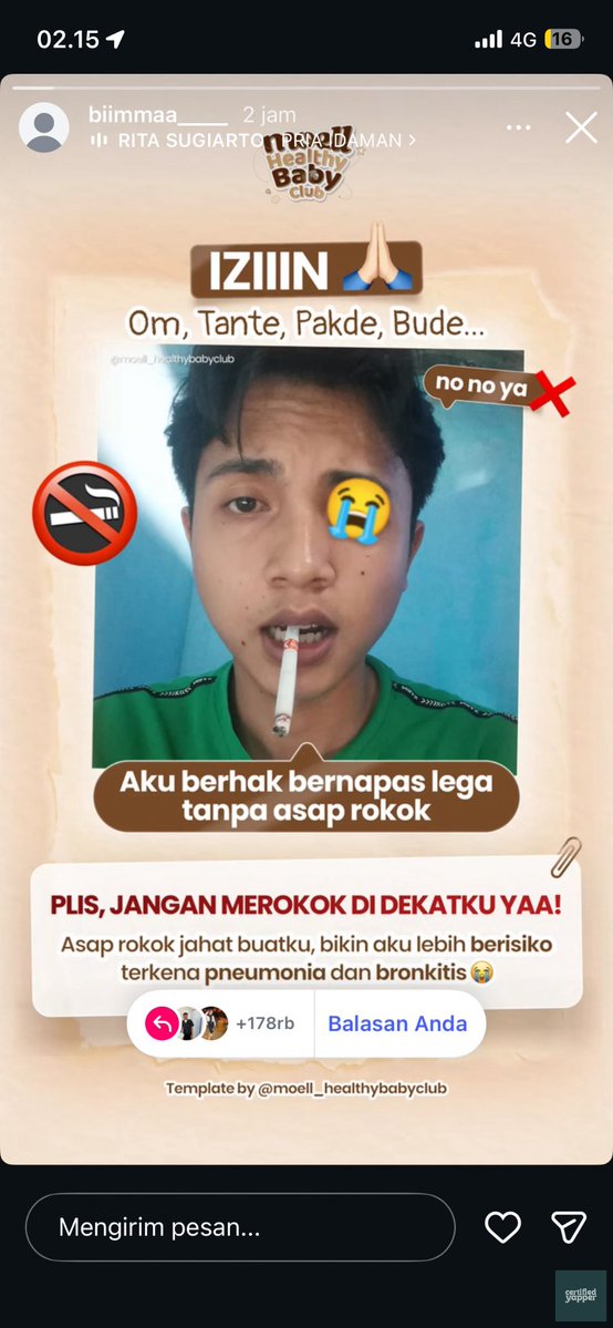 yappingbase's tweet photo. yap! emang otaknya pada kosong semua perokok tuh https://t.co/ZHwmufuOeH