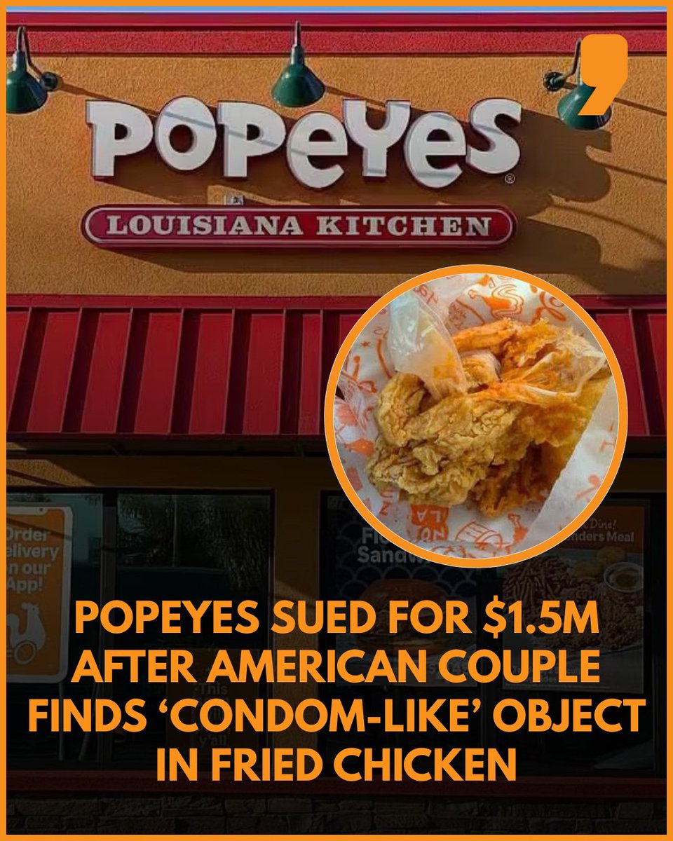 BigSaM40m's tweet photo. American Couple Found C*nd*m In Fried Chicken 🍗🐔#trendingréels #usa #news https://t.co/vqF7aoo67p