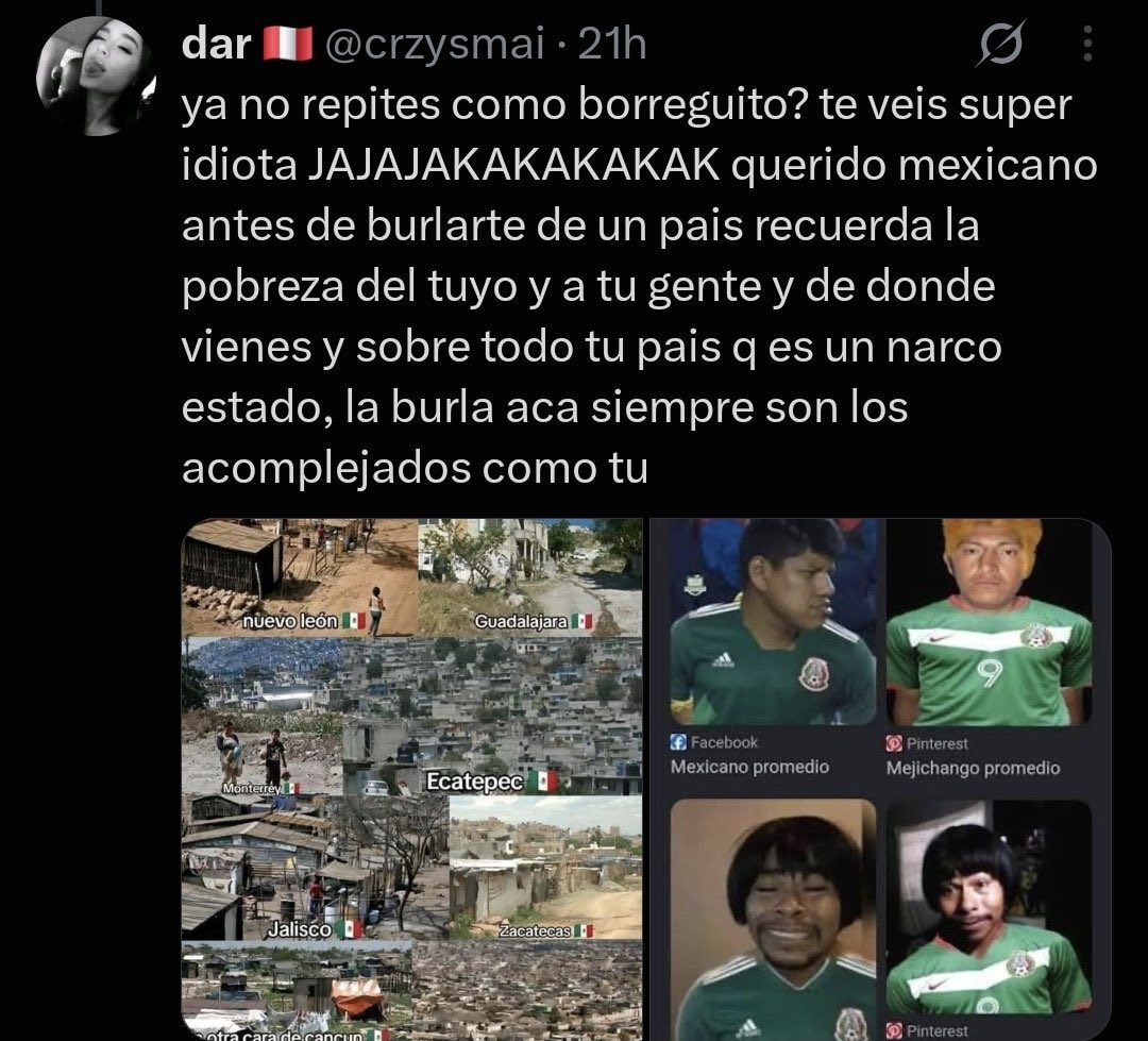 SpreenDMC's tweet photo. @crzysmai yo no soy el que tiene tweets así https://t.co/XqgoFPyFQH