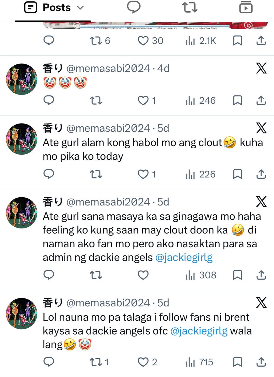 sishieecui6's tweet photo. @jobhebhe check check din kasi ng account. Basher dn yun ni jackie. Ayaw dn namin sa darren na yun sobra https://t.co/uAHWzJUrCE