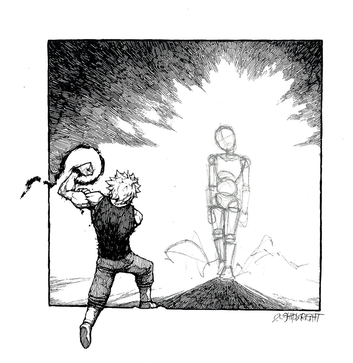 ShipwrightA's tweet photo. “Do you approach me, primordial being?
Do you think I would fear you?” https://t.co/09hBrix6ck