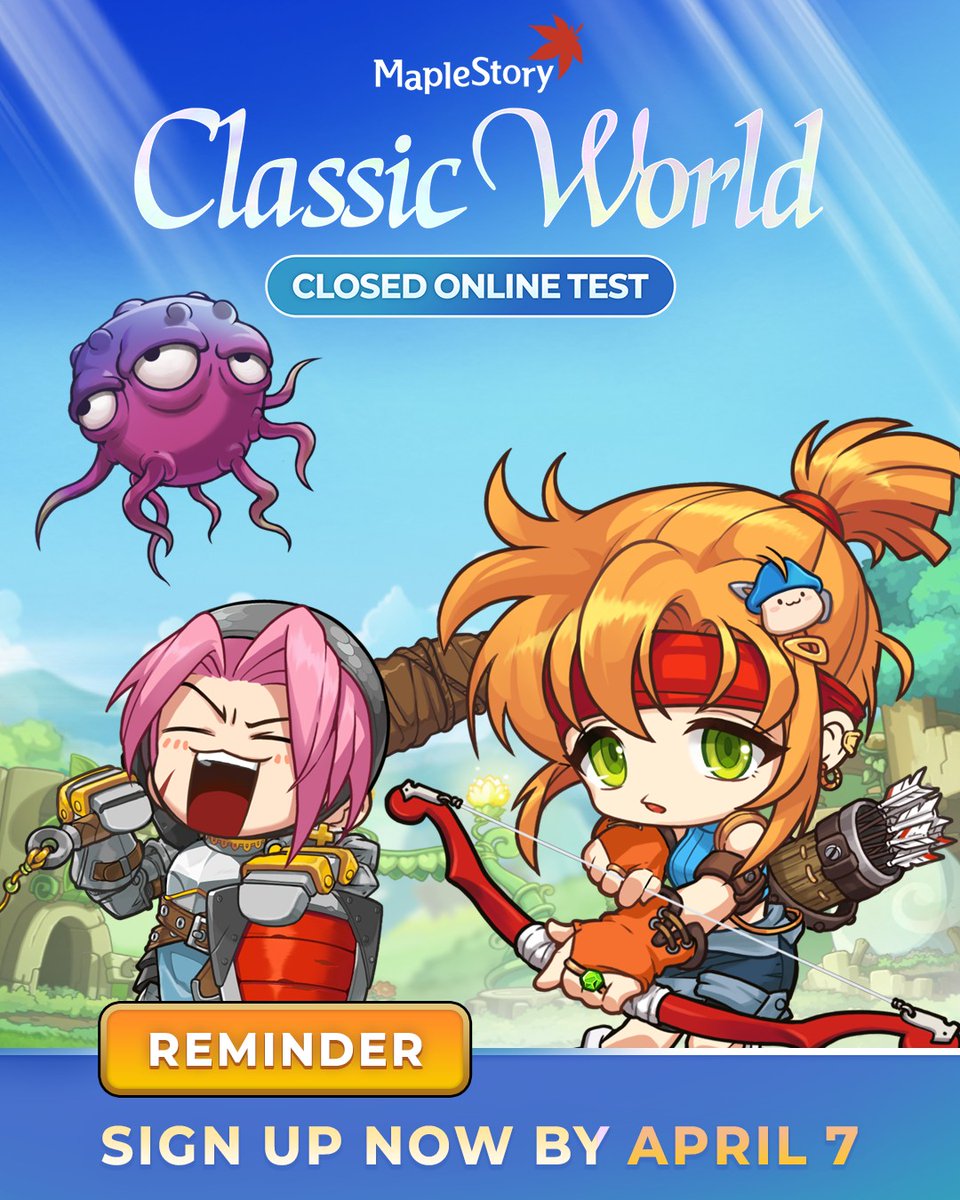 maplestoryyehm's tweet photo. 🚨Global MapleStory Classic World is headed to #IGNLive ! 🚨

Tune in on June 6th for our segment and a look at our latest trailer! https://t.co/h9eOcBlLLP