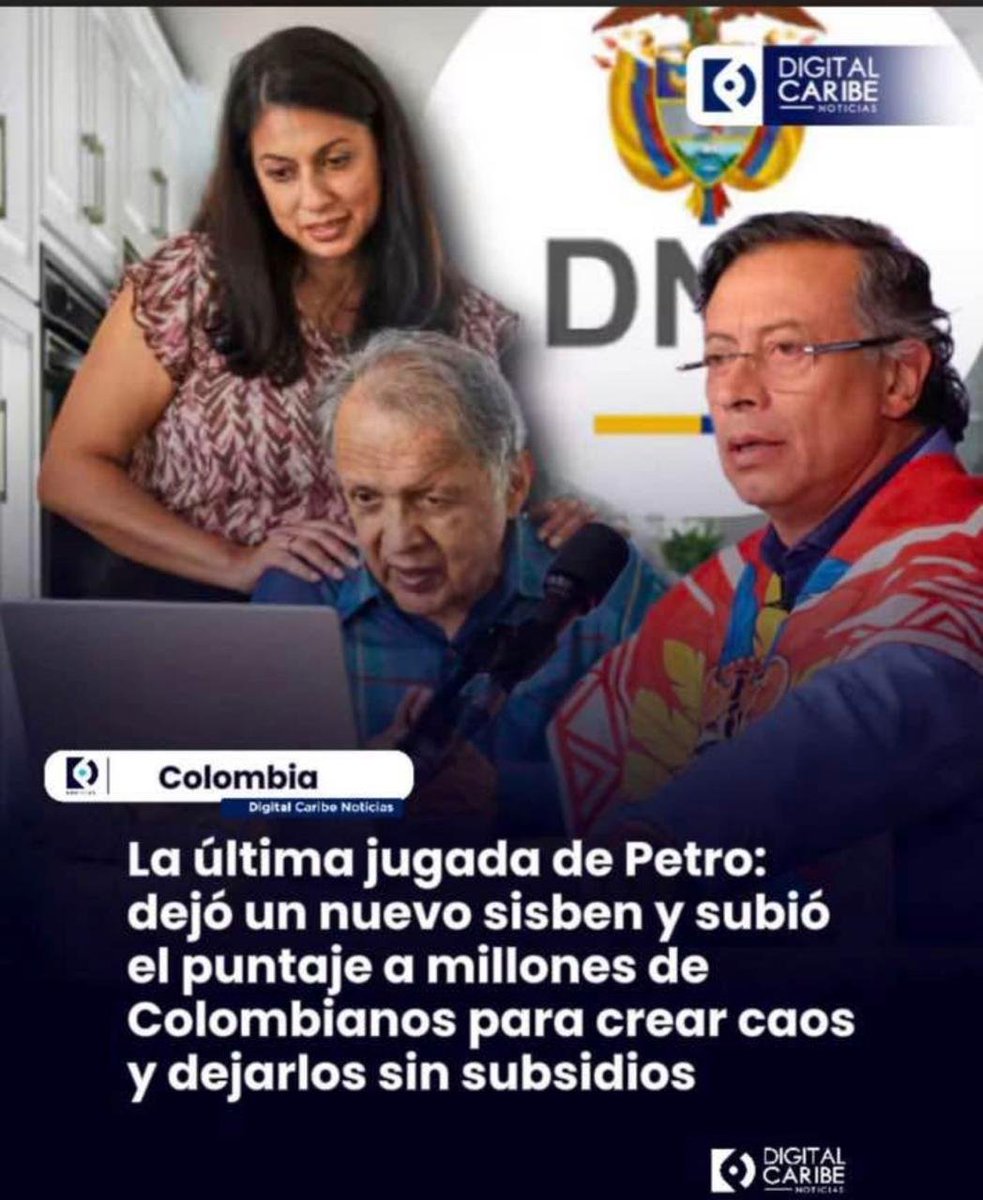JoseWilmerPache's tweet photo. PETRO 💩 se cago el Sisben ,para culpar a ABELARDO ? https://t.co/66wF7iRMt9