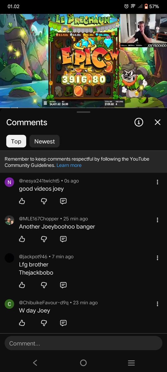 nesya224's tweet photo. @Joeyboohoo nice videos joey

roobet username under your code : Nesya https://t.co/k3d1ijdV1b