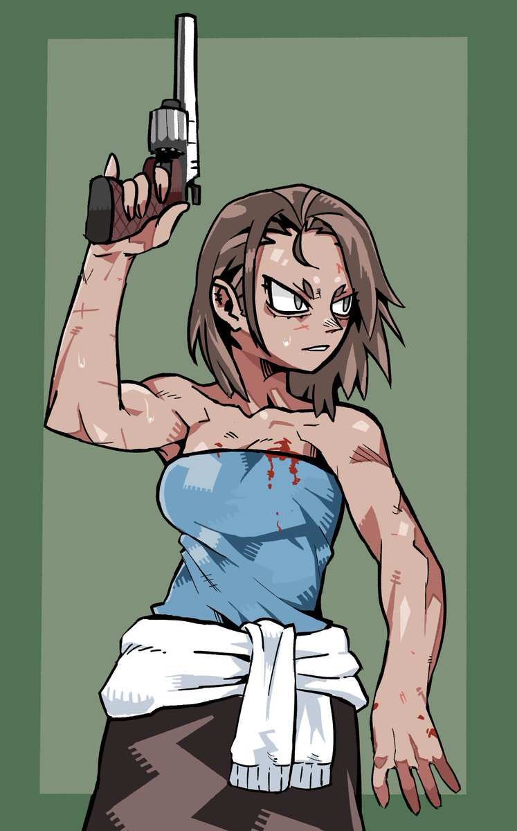 redrato1's tweet photo. jill valentine re3 #ResidentEvilㅤ https://t.co/j5b9lLF58j