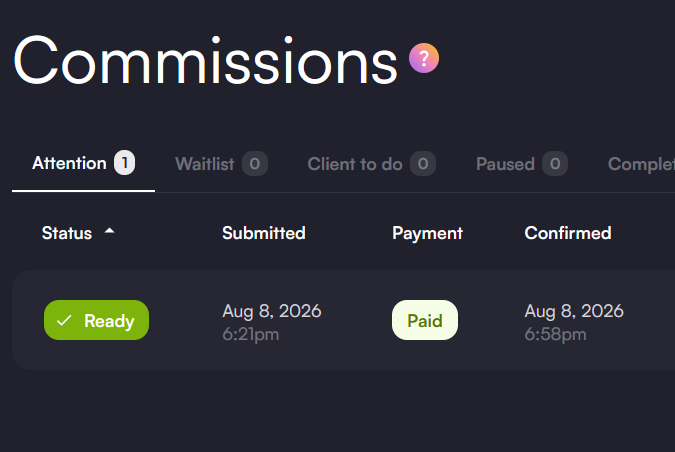 silly_apollo's tweet photo. AHH!! I'm so excited to have gotten a commission on VGen after so long! <3 Manifesting for others to get commissions as well!! (cropped it to keep clients name private lol)

#VGen #Vgen #commissions https://t.co/LDN6rxvvfU