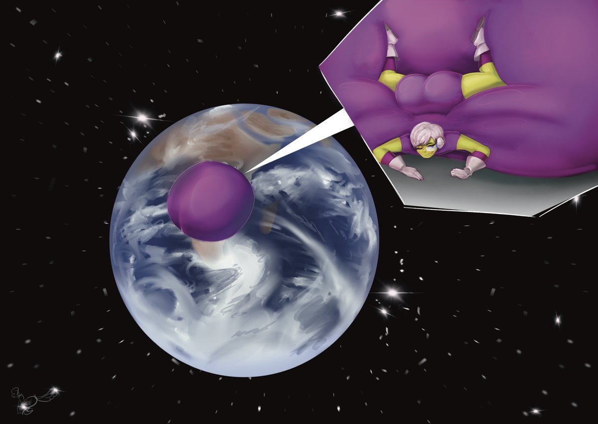 Guts_of_Potara's tweet photo. @Greedy_Refugee Enjoyjng a planetary Steal

(Art By ChowwiChowwi) https://t.co/AFGtqj5e4y