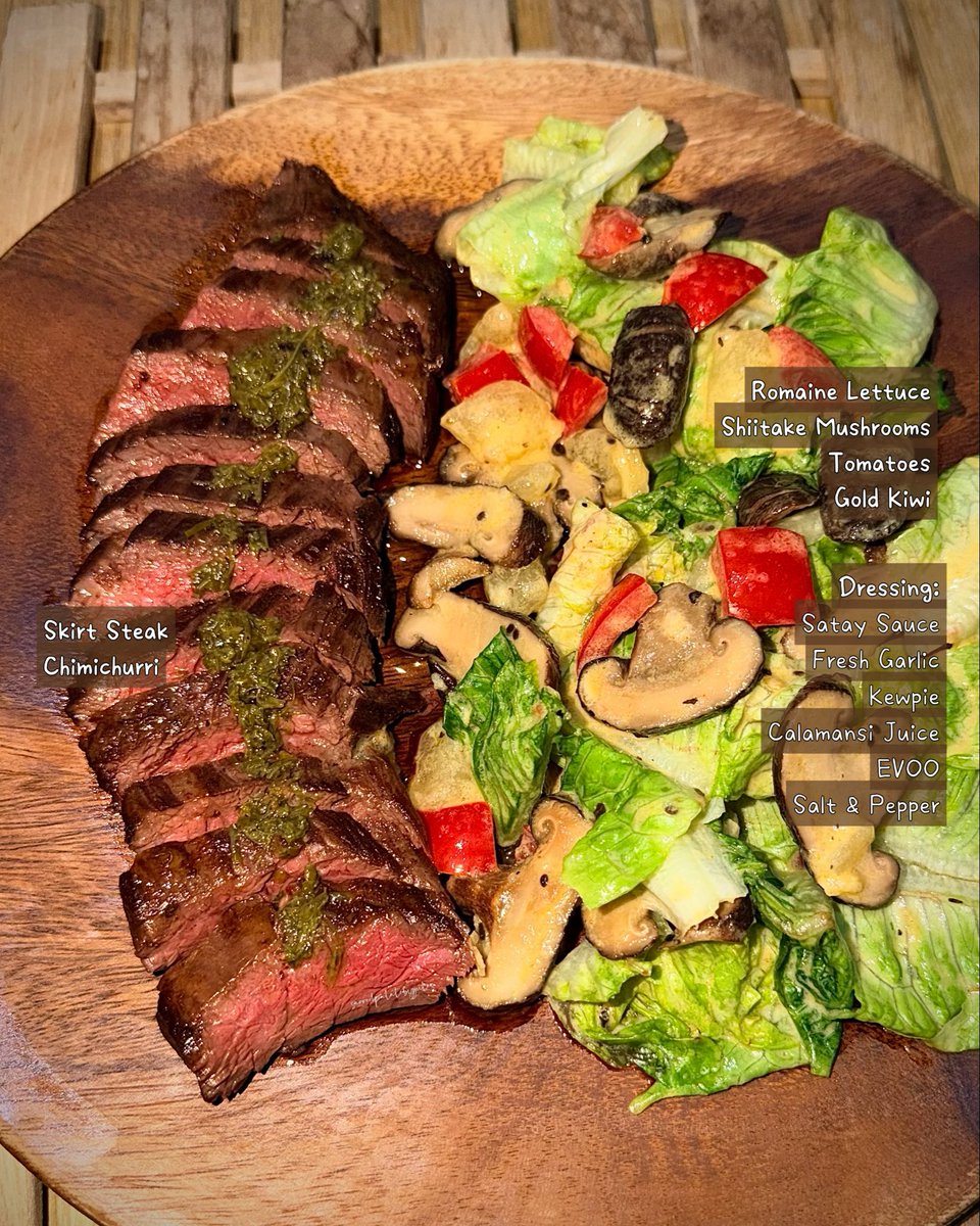 sacredpalate's tweet photo. Argentinian Skirt Steak and some Warm Salad
#bolzicobeef #chingolodeli #homecooking #recipe #foodphotography #plating https://t.co/iiANIbL1KI