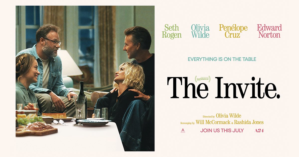 fedeebongiorno's tweet photo. Fui a ver “THE INVITE” y me encantó 

Es una fuerte reivindicación de Olivia Wilde como directora después de su película anterior. Todo transcurre en un escenario simple con sólo 4 personajes, por lo que depende mucho del guión y de las actuaciones, y afortunadamente funciona

Los personajes están escritos de manera muy real y el cuarteto tiene mucha química entre sí. No había visto ninguna de las adaptaciones anteriores de la historia pero creo que el mensaje llega perfectamente, y se me hizo muy graciosa y hasta emotiva cuando tuvo que serlo

Siento que es una película que, en términos generales, puede disfrutar todo el mundo. Recomiendo!