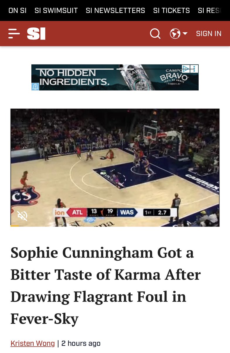 BrickCenter_'s tweet photo. Sports Illustrated says Sophie Cunningham deserved to get assaulted by DiJonai https://t.co/bdx0hZqDzK