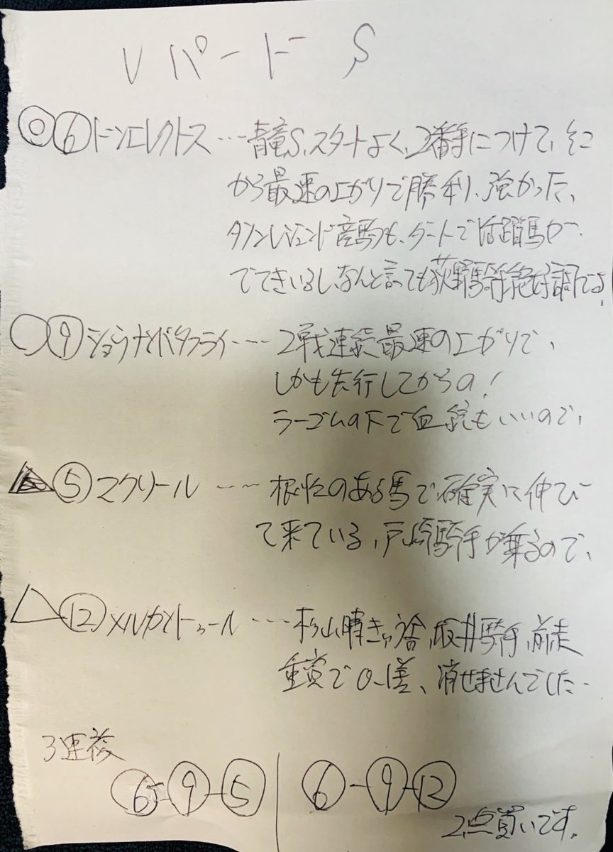 waruoh's tweet photo. カグオウのレパードステークス予想 https://t.co/jPhIga99dj